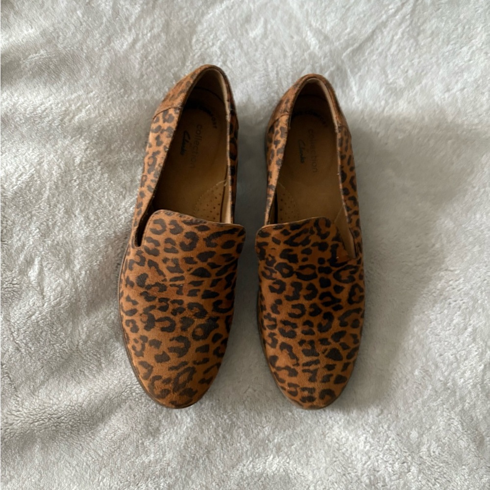 Clarks Leopard Print Women's Flats